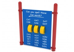 Freestanding Spelling Panel with Posts